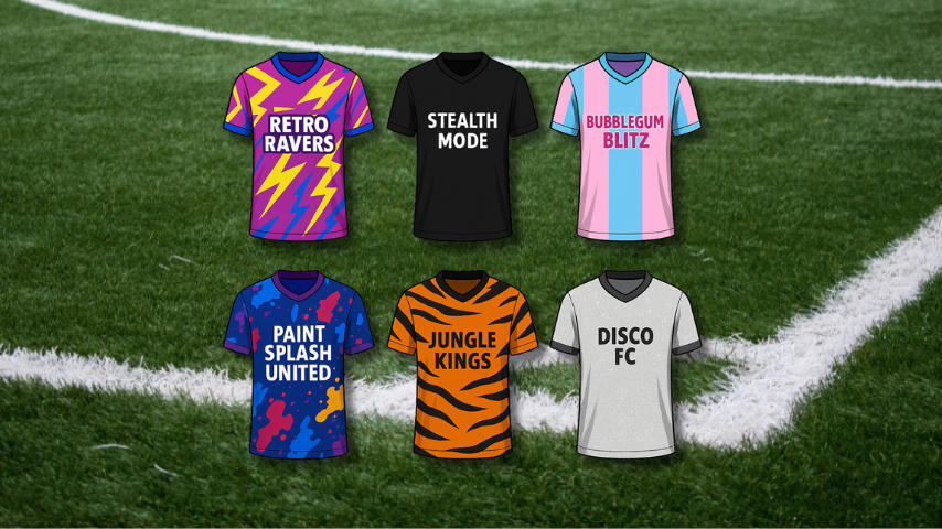 Ready to name your squad like a champ or a total banter merchant?
From Retro Ravers to VAR Lords, this generator spits out names that are wild, weird, and weirdly perfect for your 5-a-side crew, pub league warriors, or fantasy football legends. Give it a spin and let fate decide your football legacy.