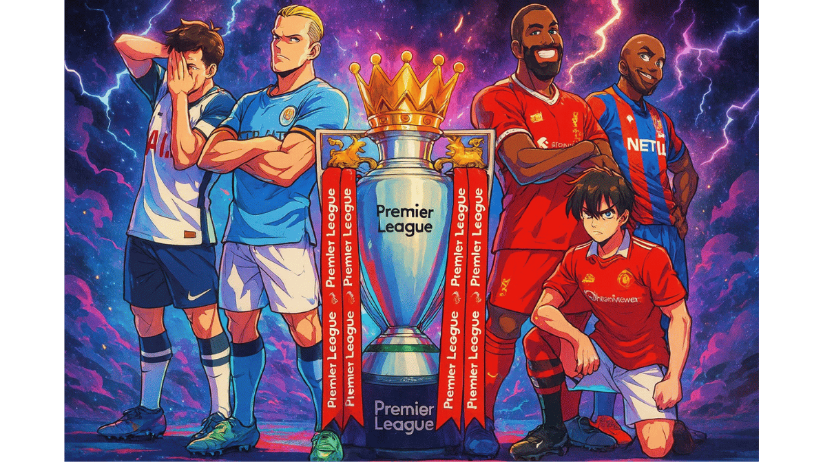 Premier League Anime style image 2025 2026 Hollywoodbets